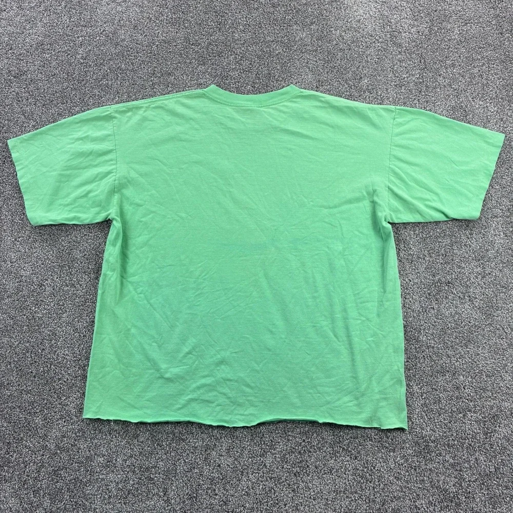 Vintage Goofy Box Logo Shirt Mens XL Green Disney Cartoon Mickey Mouse Goofy Dog - Picture 5 of 6